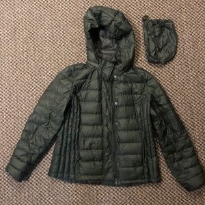 32 Degrees Forest Green Down Jacket